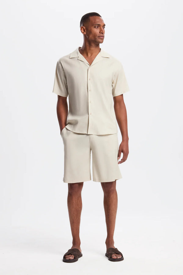 THE LINEN SHORT SET