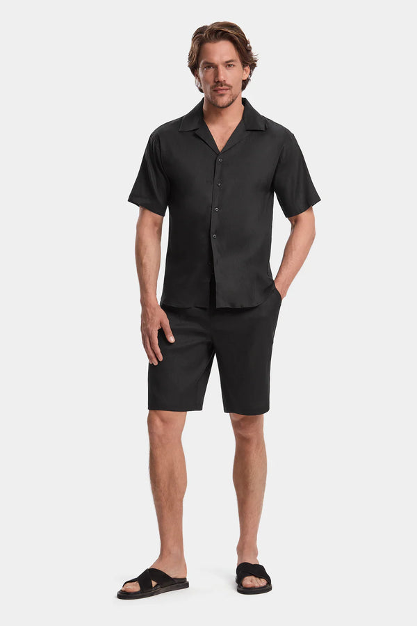 THE LINEN SHORT SET