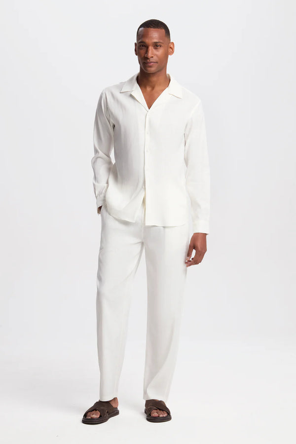 THE LINEN LONG SET